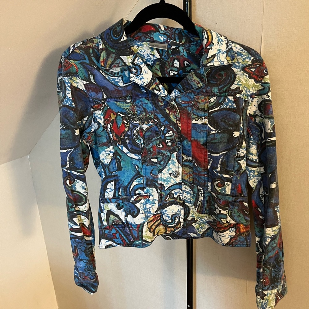 Chicos multicolor jacket - size small
